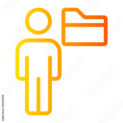 folder gradient icon