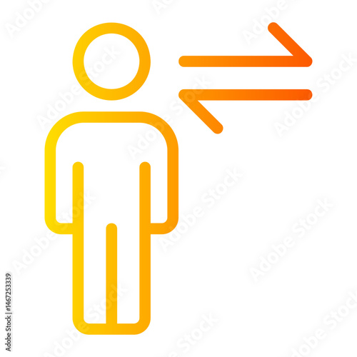 transfer switch gradient icon