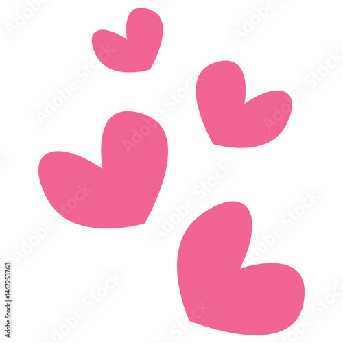Pink Heart Illustration