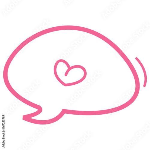 Pink Heart Illustration