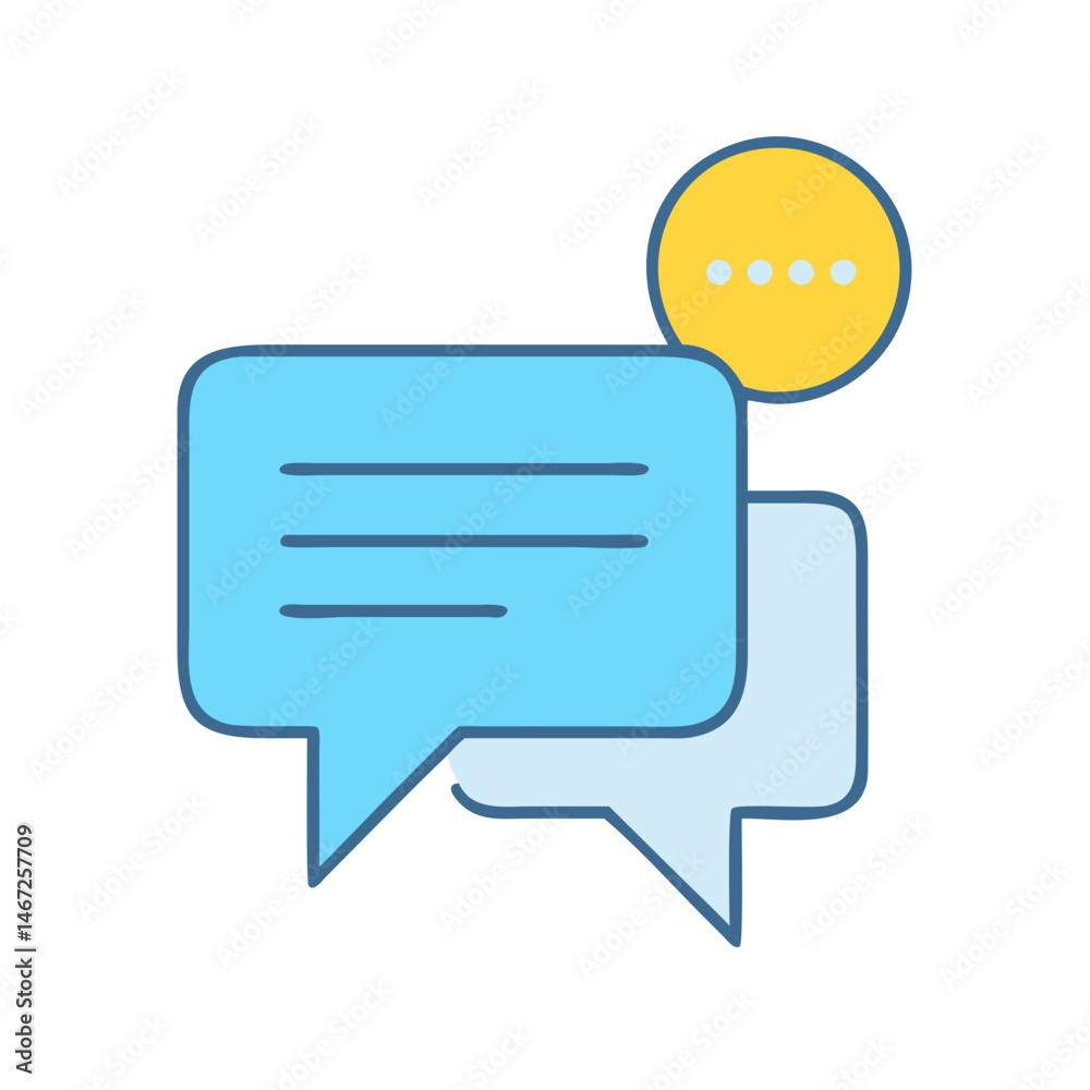 Illustration of speech bubble chat communication dialogue message conversation discussion talk bubble vector Illustration of speech bubble chat communication dialogue message conversation discussion talk bubble vector
