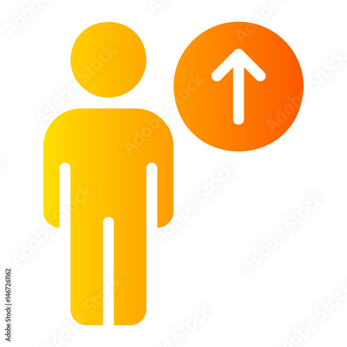 upload gradient icon