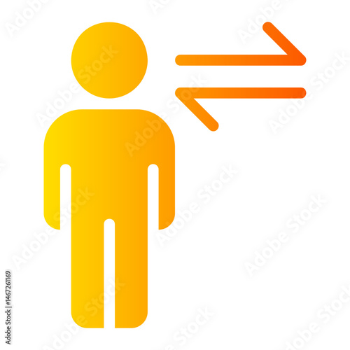 transfer switch gradient icon