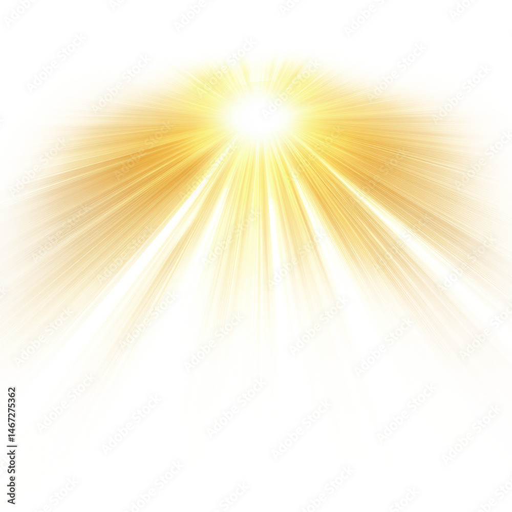 Naklejka premium Radiant Celestial Burst: Divine Light Illuminates Hope and Faith