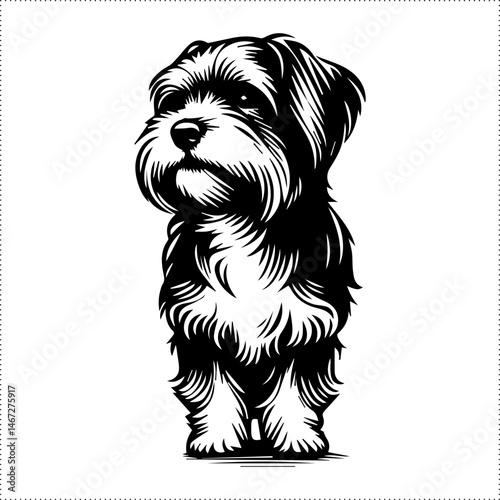 Cute and versatile Dog illustrations for t-shirts, stickers, books, and digital designs—perfect for commercial or personal projects