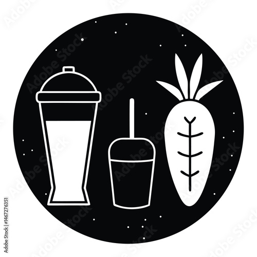 Healthy Smoothie Recipe Carrot Juice and Protein Shake