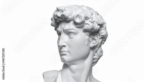 statue of a woman on white 