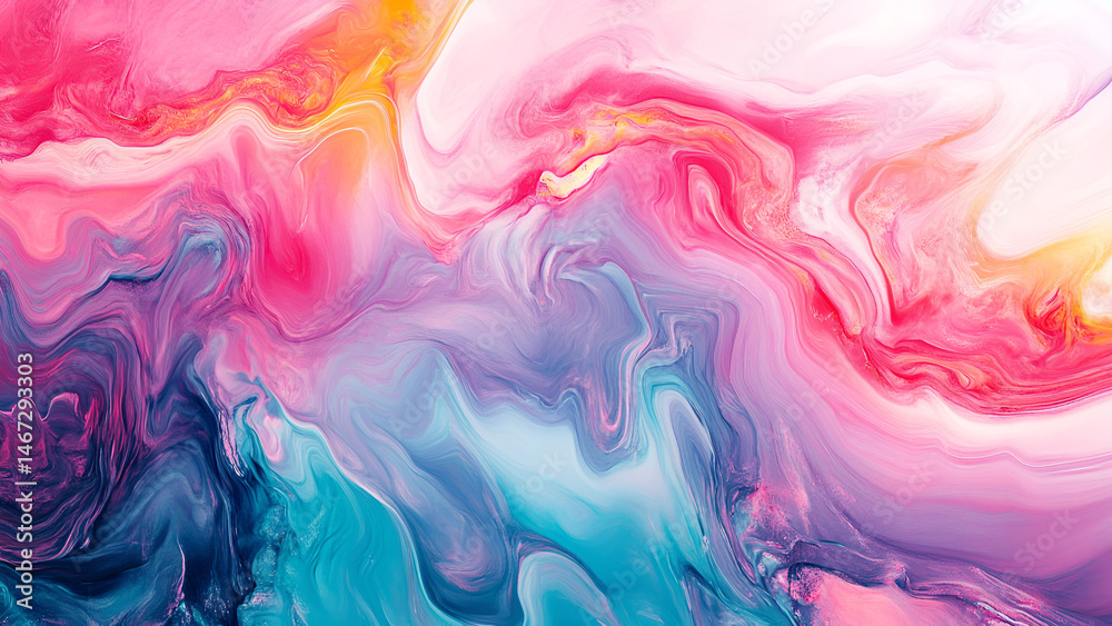 Obraz premium texture abstract background painting with fluid