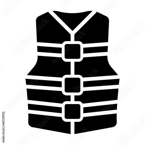 Life Jacket  Vector Glyph Icon Design