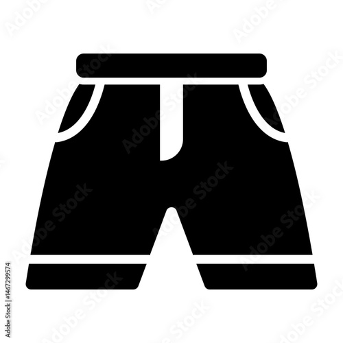 Swimsuit  Vector Glyph Icon Design