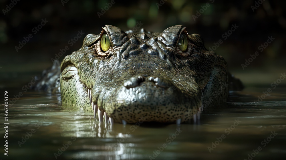 Crocodile close up portrait Crocodile close up portrait