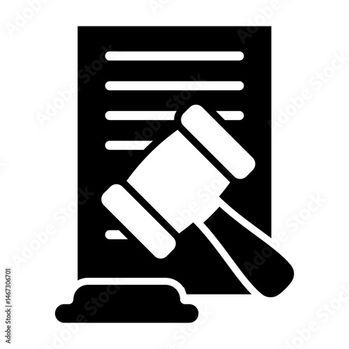 Legal Expenses  Vector Glyph Icon Design