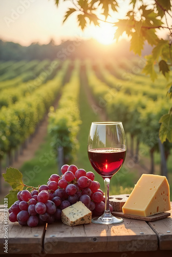 wine and cheese