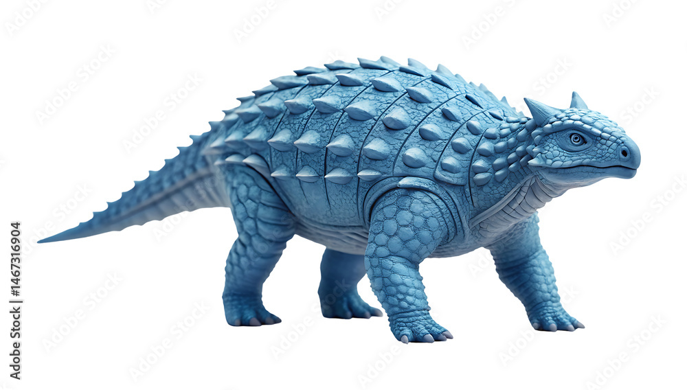 Fototapeta premium dinosaur toy isolated on white