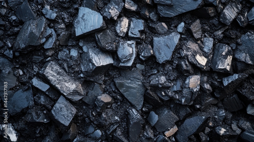 custom made wallpaper toronto digitalCoal background. Close-up view of a pile of irregularly shaped coal pieces with rough texture and shiny surfaces