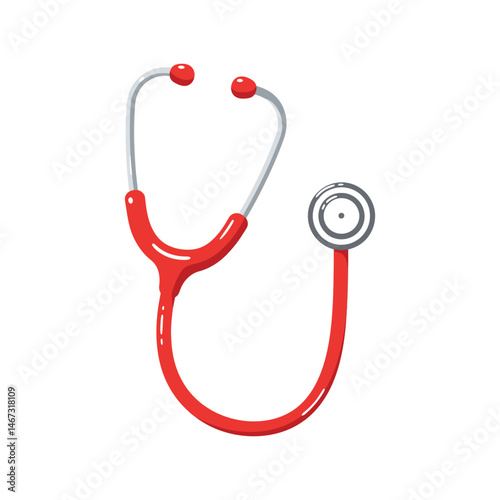 "Stethoscope Icon - Medical Equipment and Healthcare Symbol"