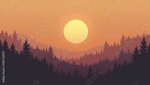 october twilight glow