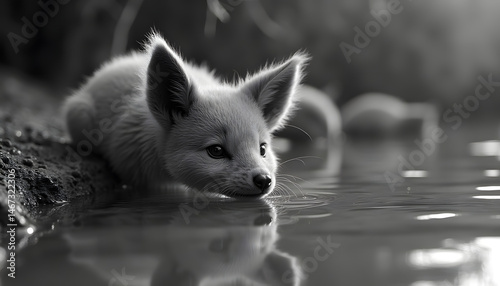 red fox in the wild