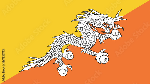 Bhutan Flag