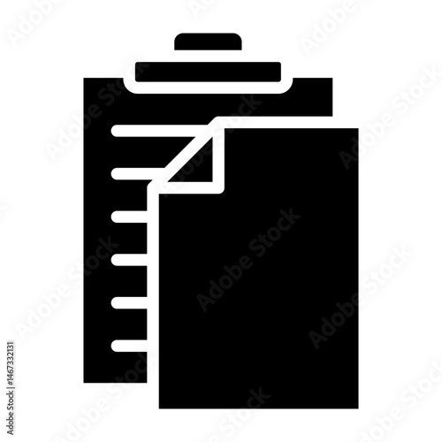 Paste  Vector Glyph Icon Design