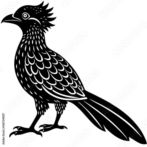 koel bird silhouette