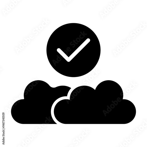 Cloud  Vector Glyph Icon Design