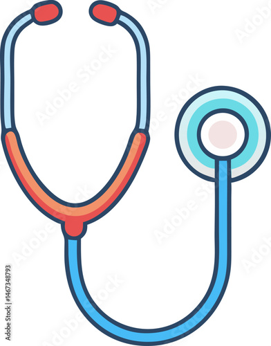 stethoscope isolated on white background