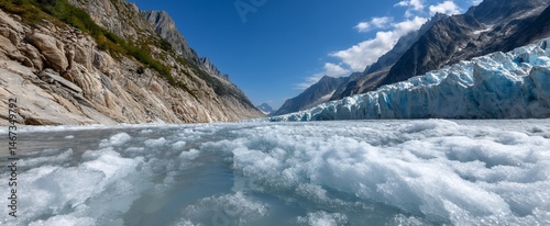 Glacial Meltwater and Mountain Scenery