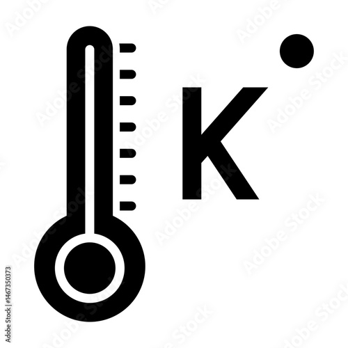 Kelvin  Vector Glyph Icon Design