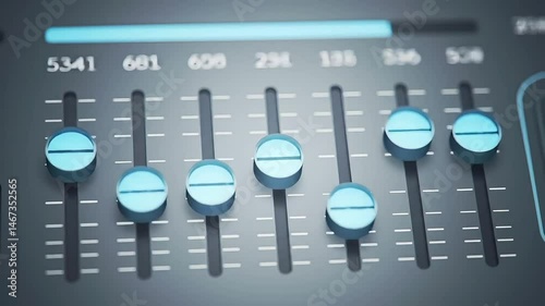 Digital Interface Elements: Sliders, Progress Bars, Numeric Counters