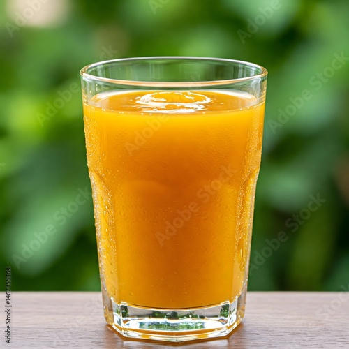 glass of mango juice