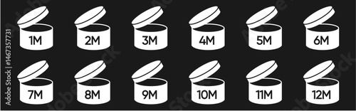 period expiration date after opened product icon