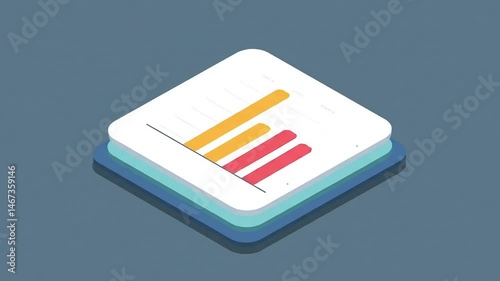 Isometric Charts & Diagrams: Layered Animation, Data Display