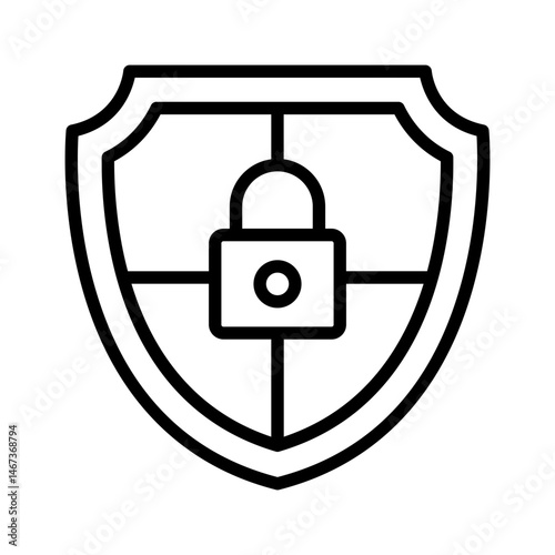 Obraz na płótnie shield icon w salonie