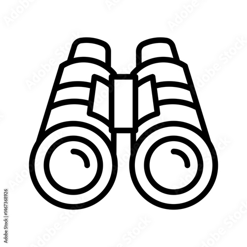 Obraz na płótnie binoculars icon w salonie