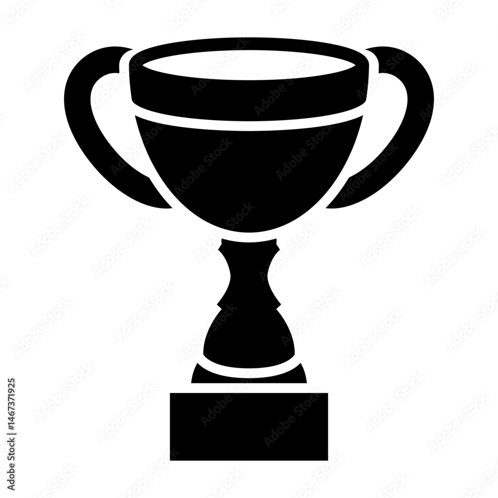 Trophy Vector Glyph Icon Design Trophy Vector Glyph Icon Design