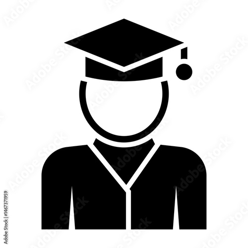 Student  Vector Glyph Icon Design