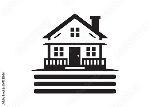 Home Silhouette Vector