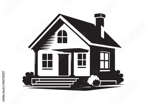 Home Silhouette Vector