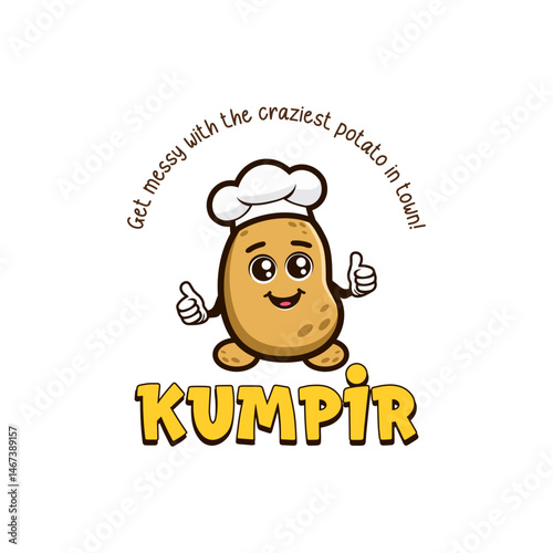 Turkish Street Delicacy "Kumpir" - Logo Design
