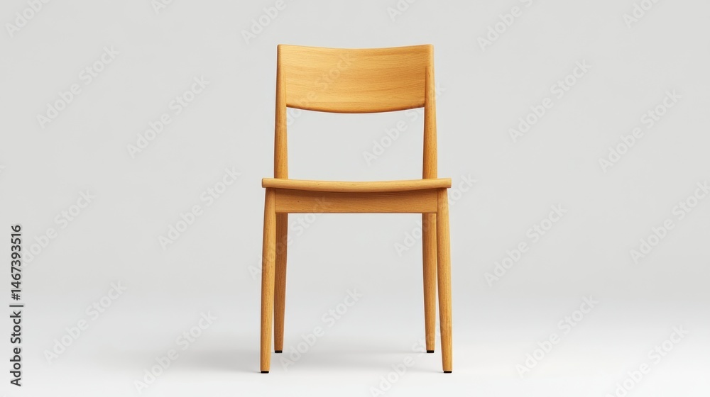 Fototapeta premium Light Wood Chair