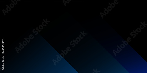 Black dark navy blue silver abstract pattern background. Geometric shape. Line triangle angle fold polygon diamond 3D simple abstract modern