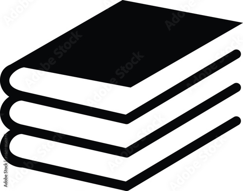 Black Book  Logo with Stacked Books 
