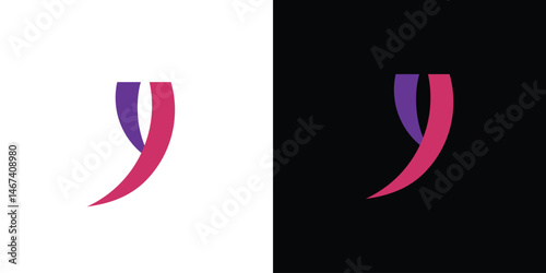 modern and unique Number 9 logo design