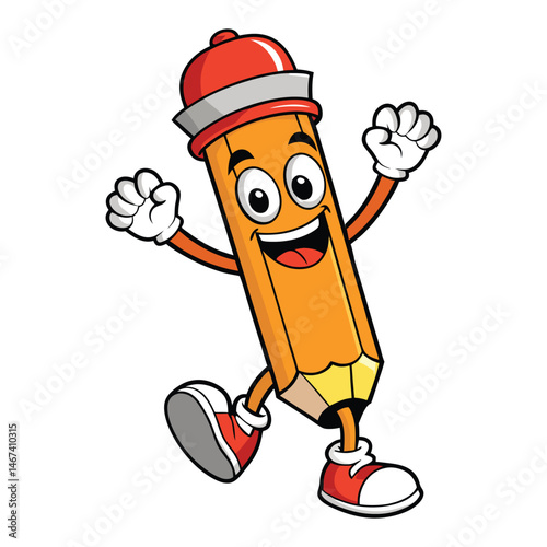 funny cartoon pencil cartoon