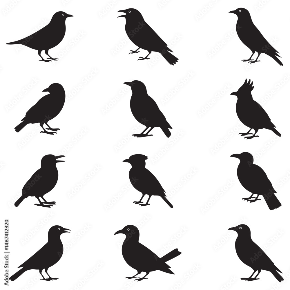Dynamic Bird Vector Set with Flying, Perching, and Standing Poses in Bold Styles A stunning collection of birds in energetic poses, ideal for creating impactful wildlife and nature designs .Thank You. Dynamic Bird Vector Set with Flying, Perching, and Standing Poses in Bold Styles A stunning collection of birds in energetic poses, ideal for creating impactful wildlife and nature designs .Thank You.