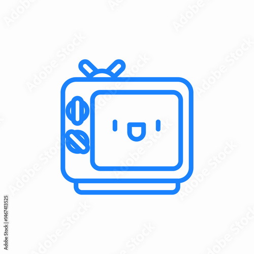 tv kawai icon sign vector