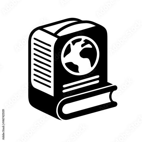 A Book of World Geography and History, Icon of knowledge