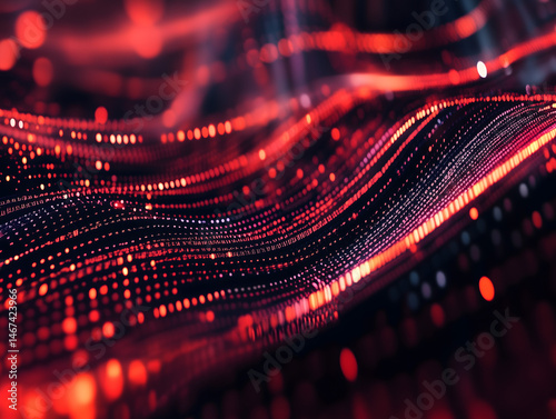 abstract background with red and blue lights