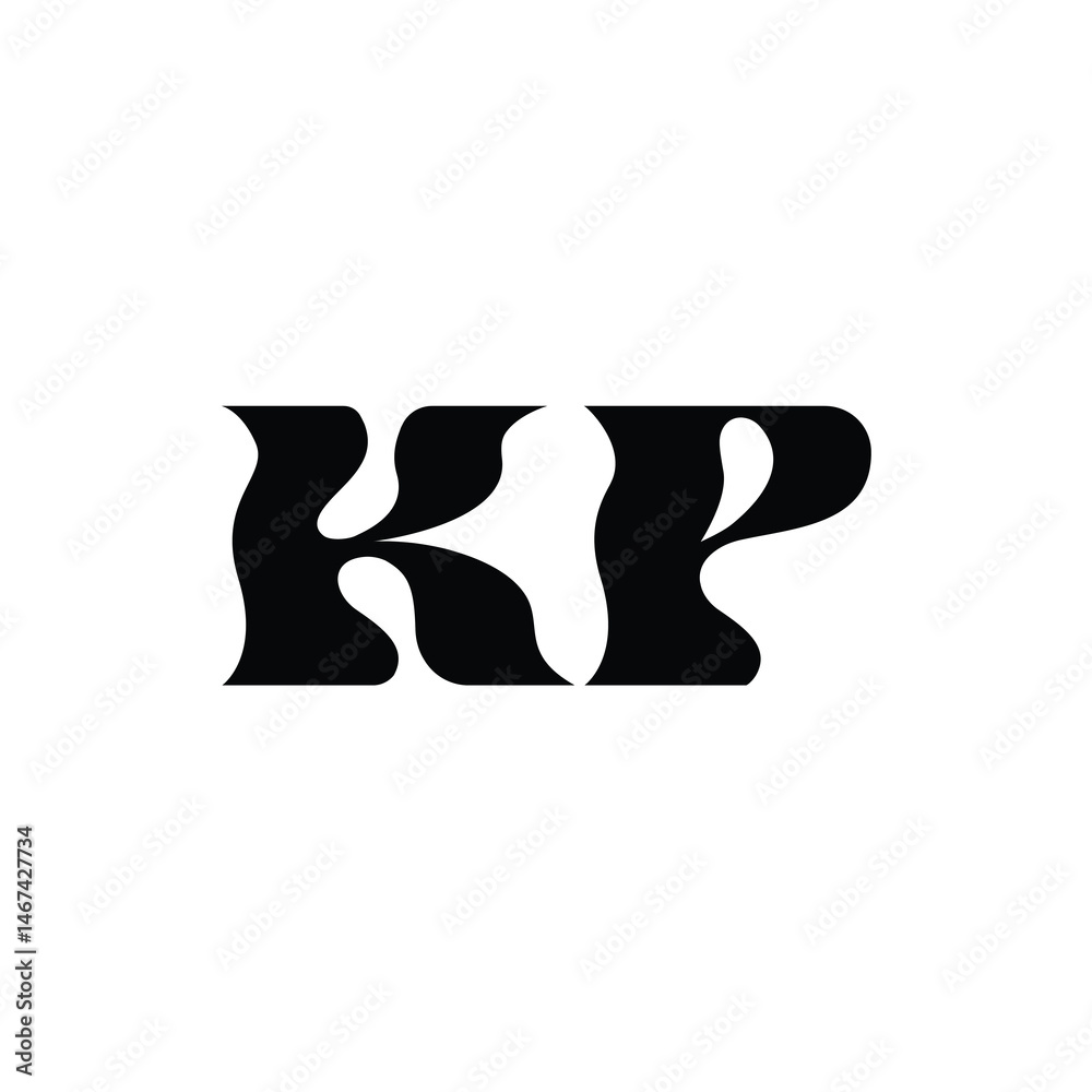 KP monogram logo design letter text name symbol monochrome logotype alphabet character simple logo KP monogram logo design letter text name symbol monochrome logotype alphabet character simple logo